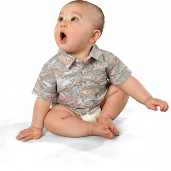 Mountains baby shirt - Imagen 2