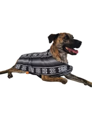 Black and white poncho 2