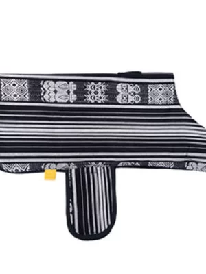 Black and white poncho 3