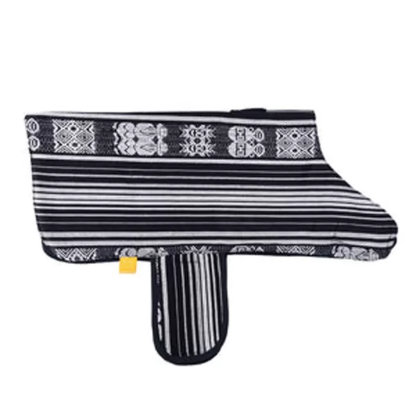 Black and white poncho 3