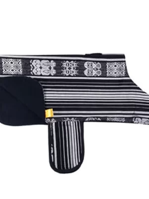 Black and white poncho 4