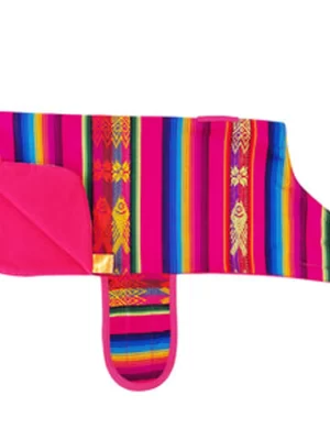 Classic Fuchsia Poncho 4
