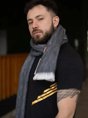 Gray Scarf 2