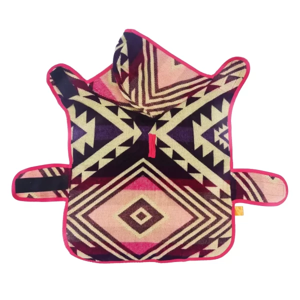 Hood violet Poncho 4