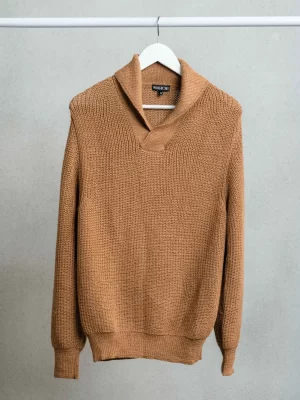 Polo jersey   Camel   100_ baby alpaca 1