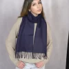 Scarf   Oxford blue   100_ baby alpaca 1