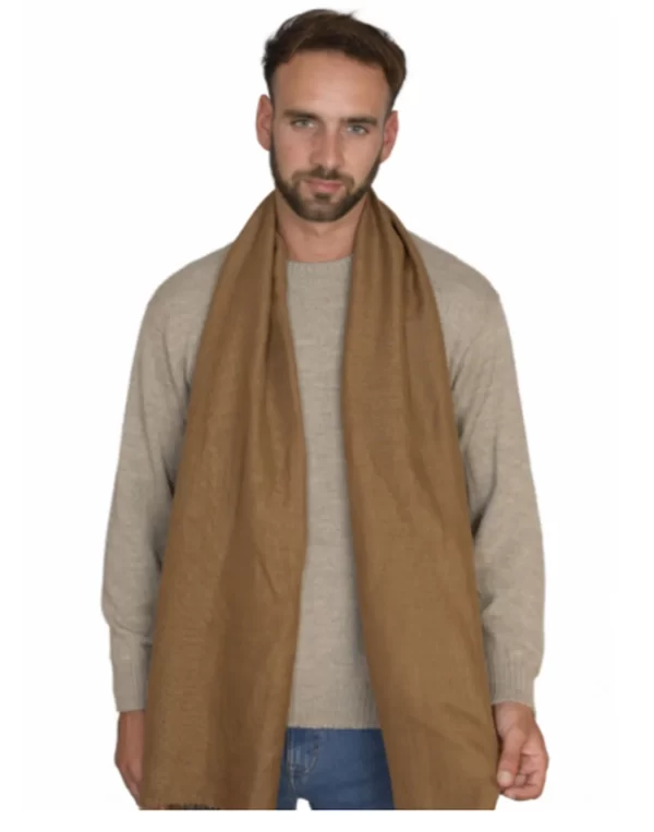 Shawl   Camel   70_ baby alpaca 30_ silk 1