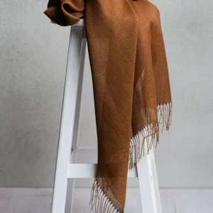 Shawl   Camel   70_ baby alpaca 30_ silk 2