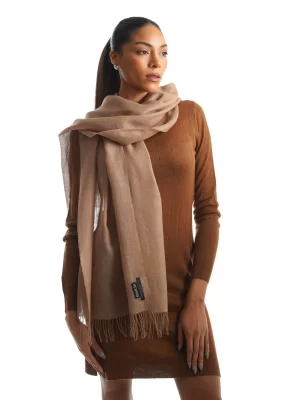 Shawl   Caramel   70_ baby alpaca 30_ silk 1
