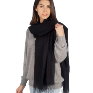 Shawl   Dark grey   70_ baby alpaca 30_ silk 2