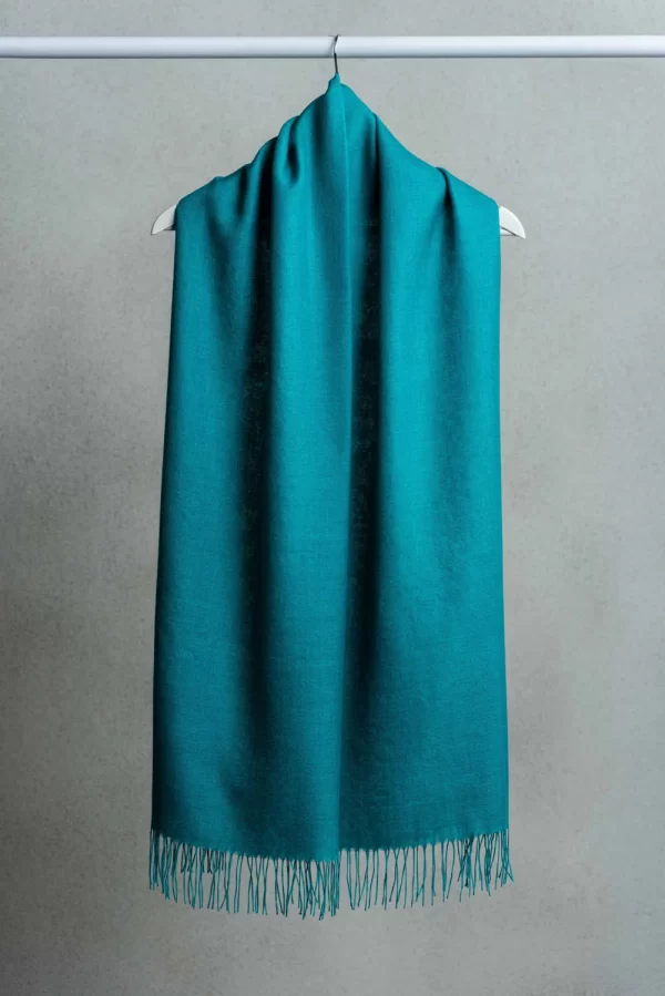 Shawl   Jade green   70_ baby alpaca 30_ silk 2