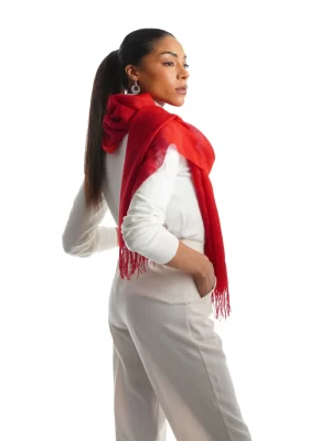 Shawl   Strawberry   70_ baby alpaca 30_ silk 3