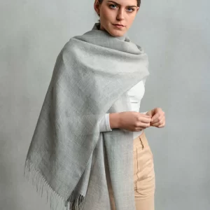 Shawl   grey   70_ baby alpaca 30_ silk 2