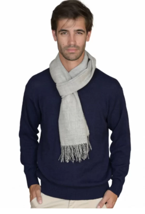 Shawl   grey   70_ baby alpaca 30_ silk 3
