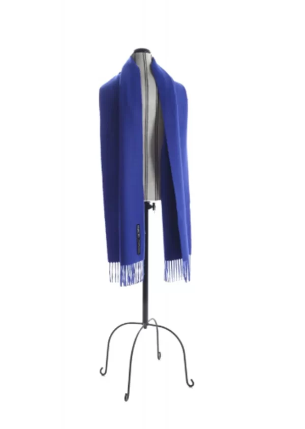 Slim scarf   blue   100_ baby alpaca 3