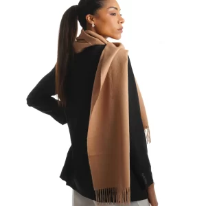 Slim scarf   caramel   100_ baby alpaca 2