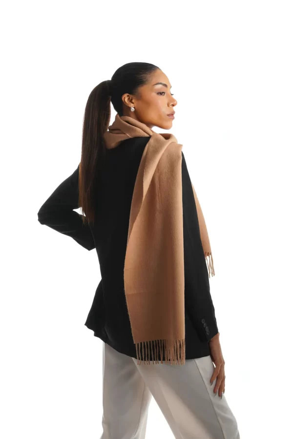 Slim scarf   caramel   100_ baby alpaca 2