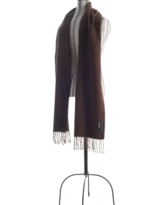 Slim scarf   dark brown   100_ baby alpaca 4