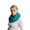 Textured scarf   aqua   100_ baby alpaca 1