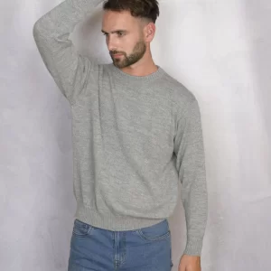 Unisex sweater   Grey   100_ baby alpaca 2