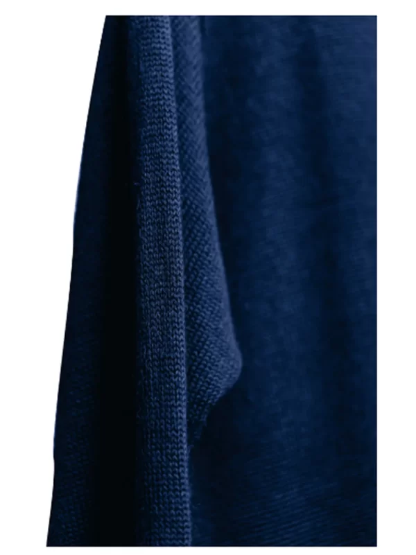 Unisex sweater   Oxford blue   100_ baby alpaca 4