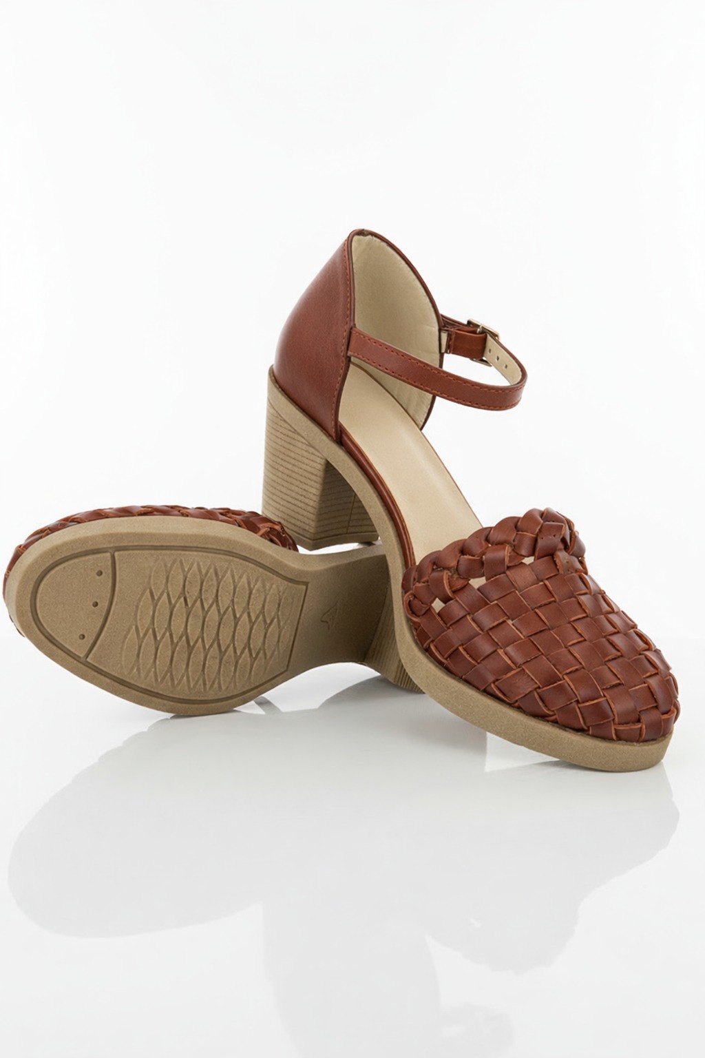 Women’s Napa Leather Heel Shoes - Imagen 7